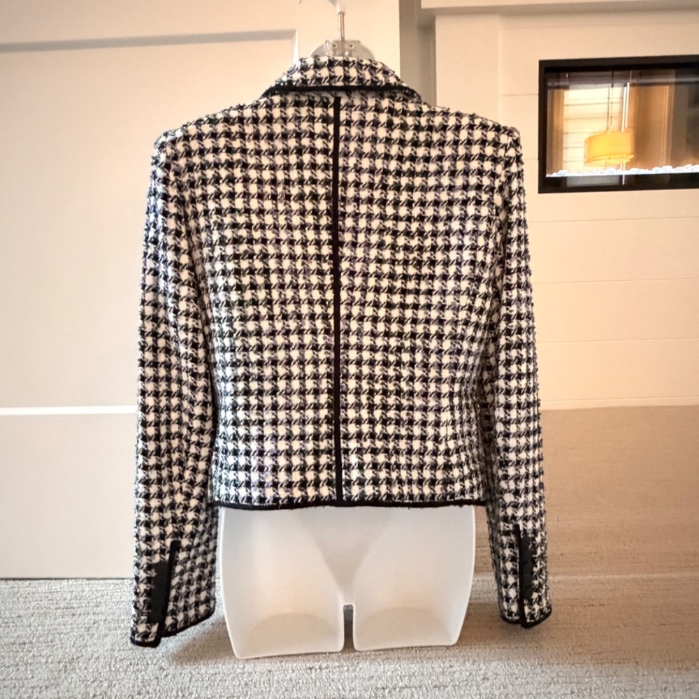 VERONICA BEARD Gorgeous Tweed Dickey Jacket Blazer Sz 6 $698 NEW!! - Picture 8 of 10